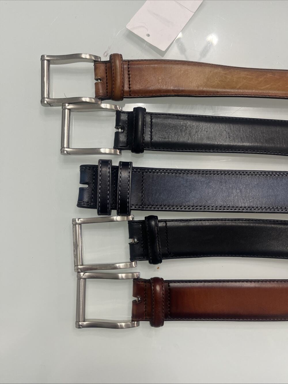 Designer Leather Belt Lot Parts Repair